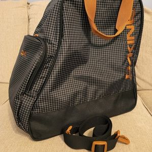 Dakine Orange and Black Grid Ski/Snowboard Boot Bag